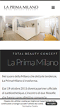 Mobile Screenshot of laprimaparrucchieri.it